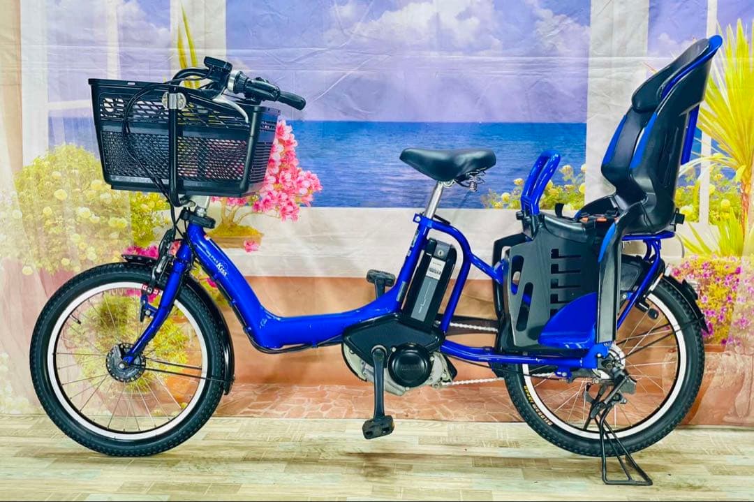 ヤマハパスキス⭐️人気モデル！子供乗せ電動アシスト自転車Y0002