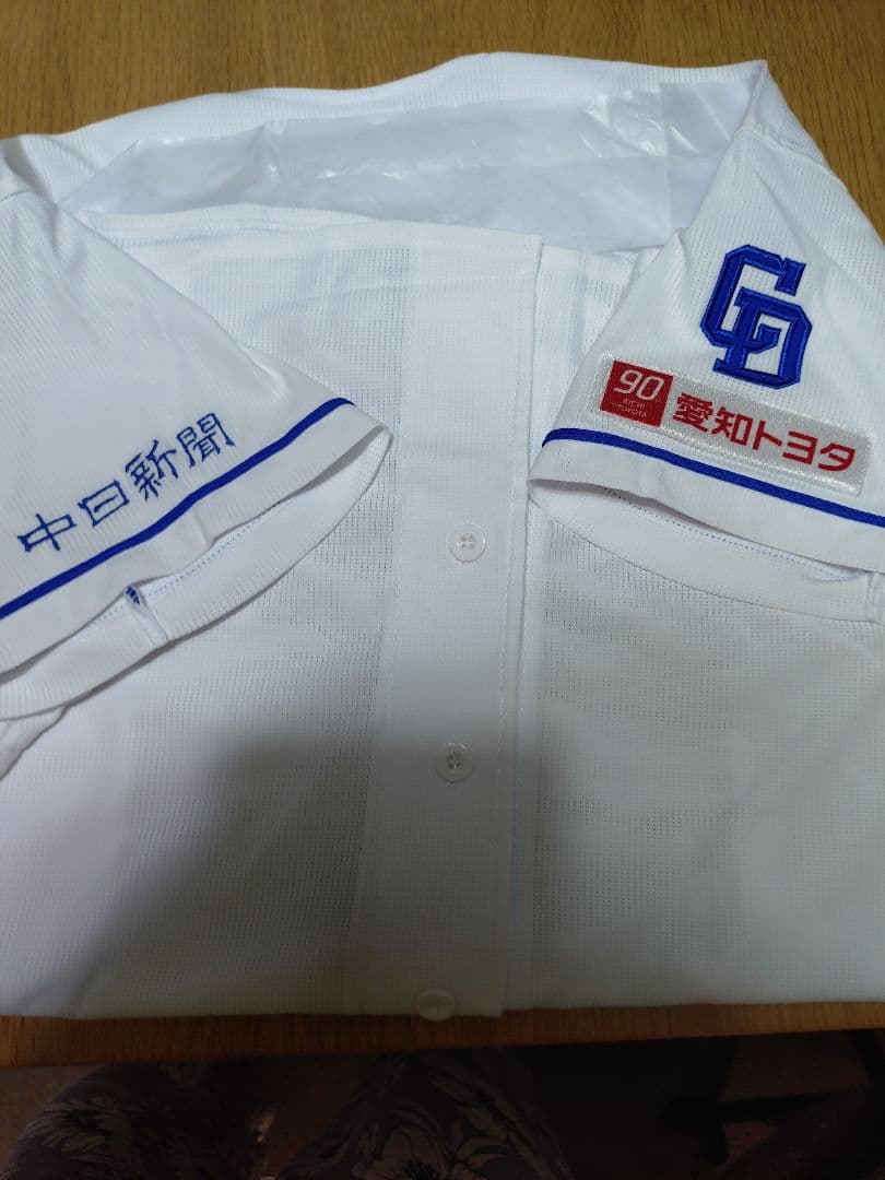 新品　中日ドラゴンズ 　高級ユニフォーム ホワイト　ミズノ