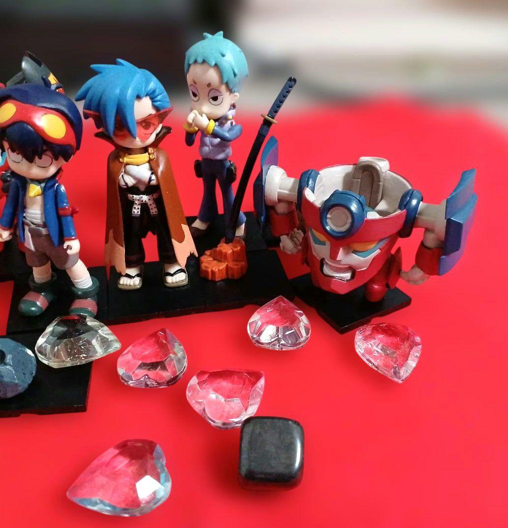 天元突破グレンラガン フィギュメイト　カミナ　シモン　グレン　ラガン　リーロン
