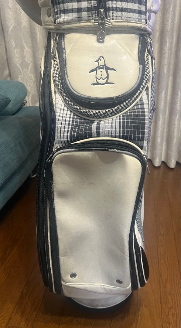 Munsingwear チェック柄 ゴルフバッグ