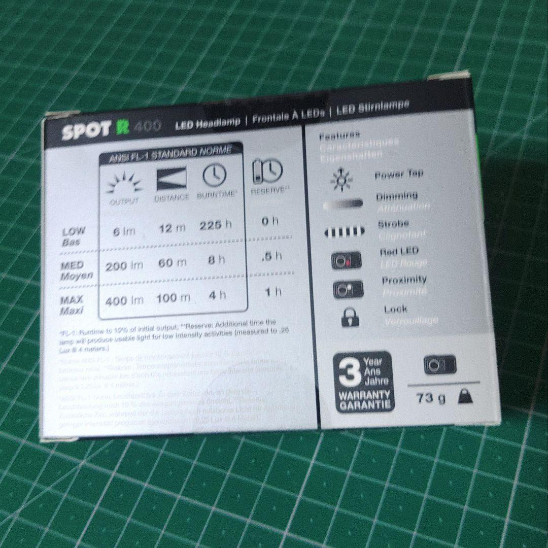  スポット R 400 グラファイト