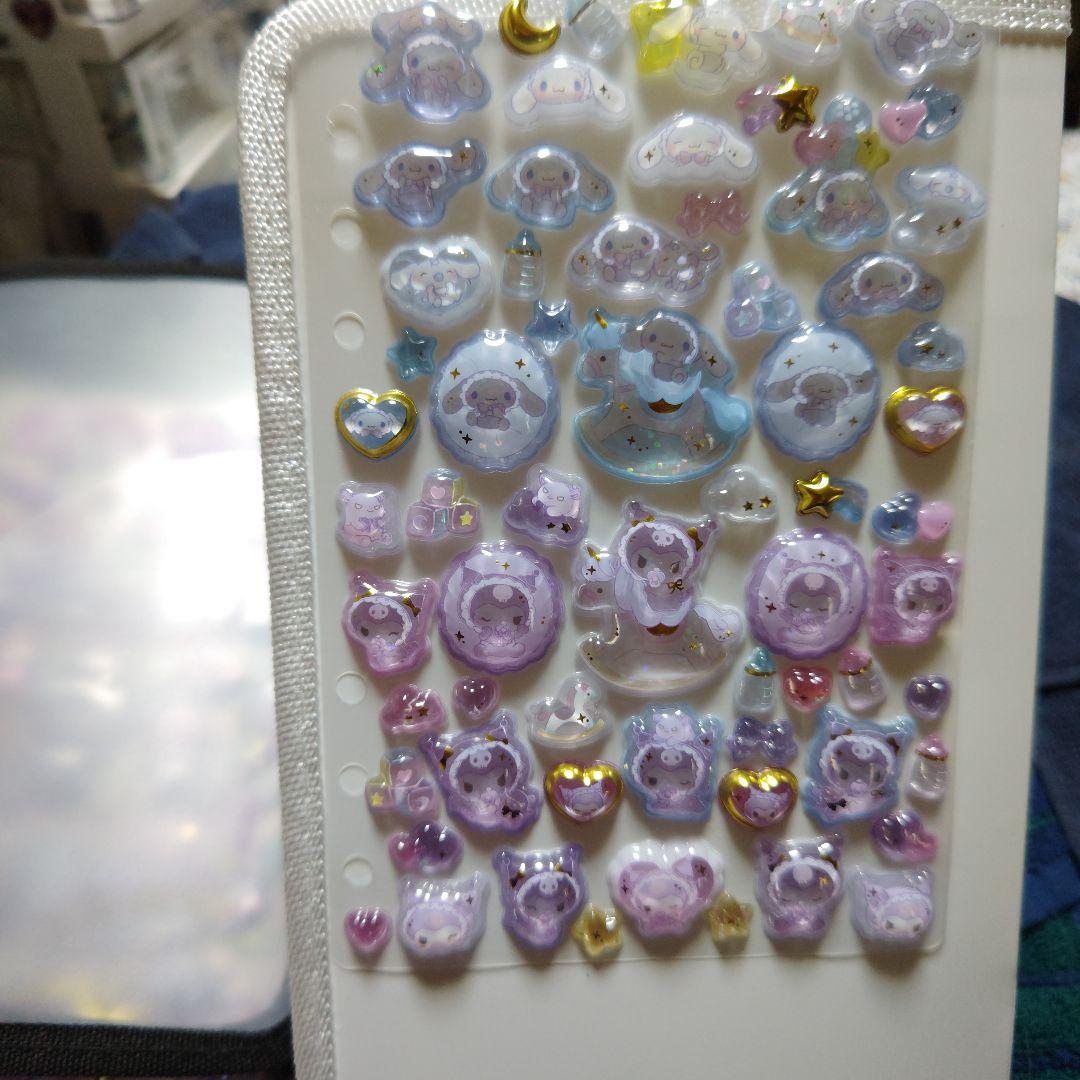 シール帳A5サンリオぎっしり15P!!25000円相当最近のシール貼ってます!