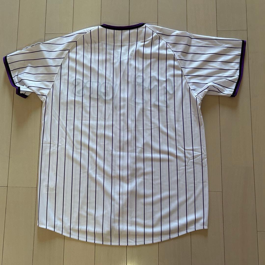 tigers ユニフォーム ストライプ パープル M
