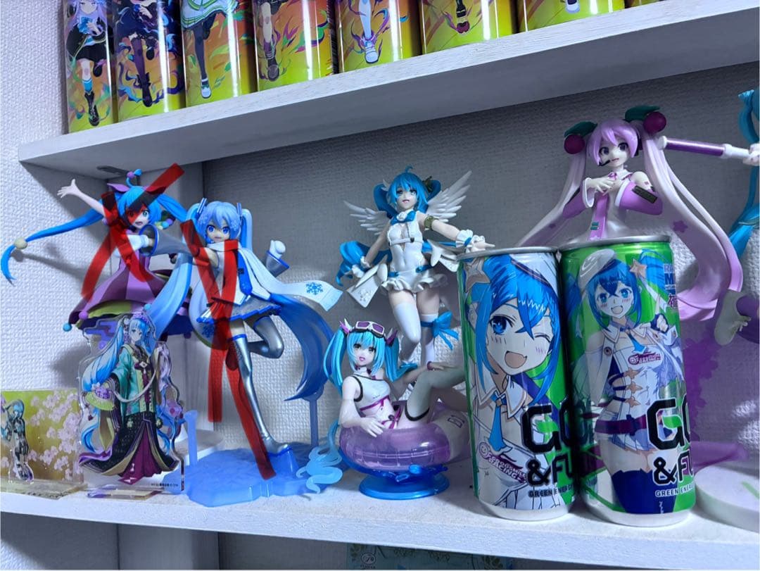 初音ミクフィギュアなど