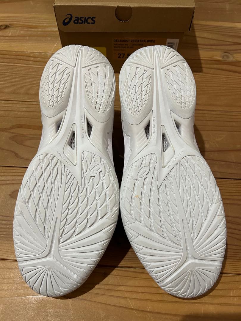 シューズ(男性用) asics GELBURST 28 EXTRA WIDE 27.5cm