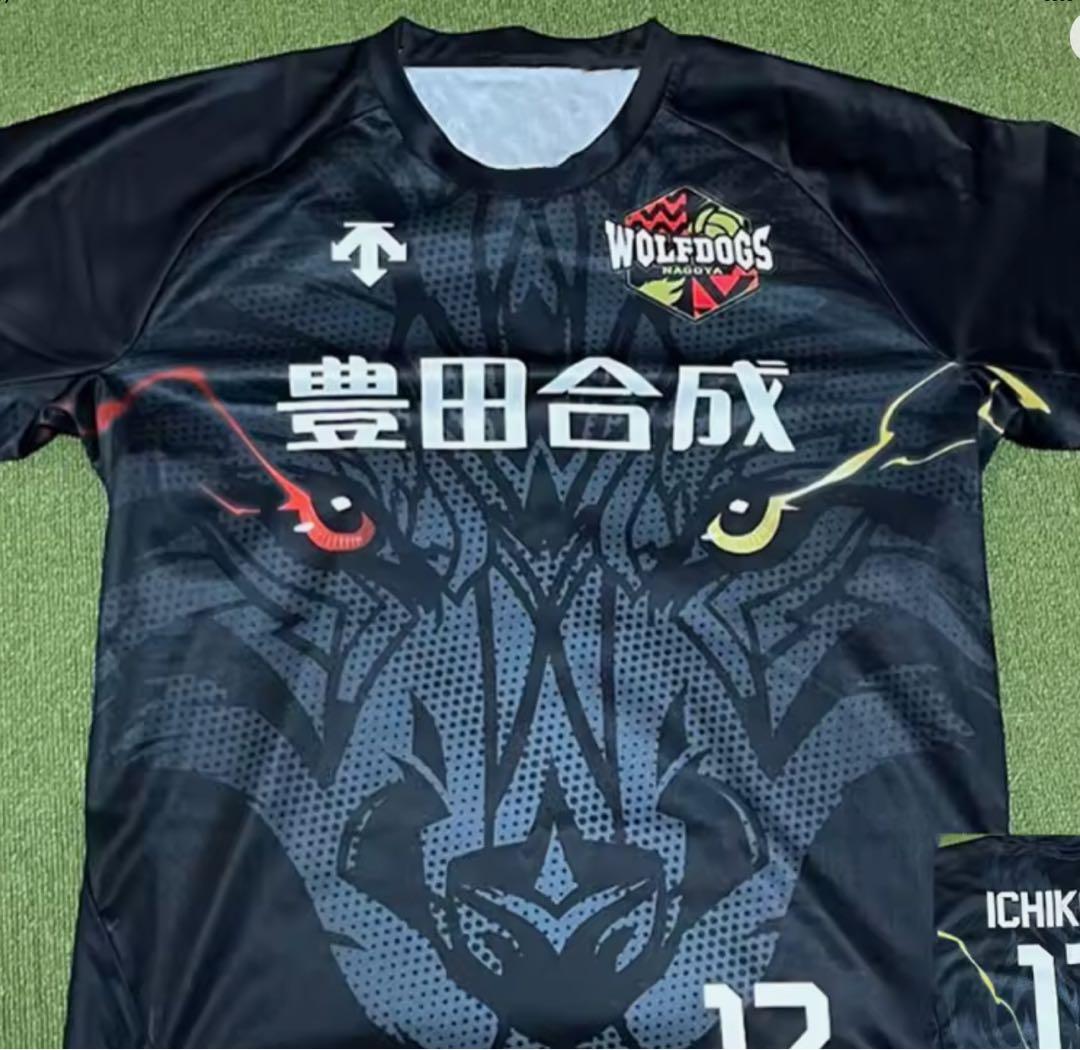 名古屋WOLFDOGS バレーボールシャツ XLサイズ ICHIKAWA 17番