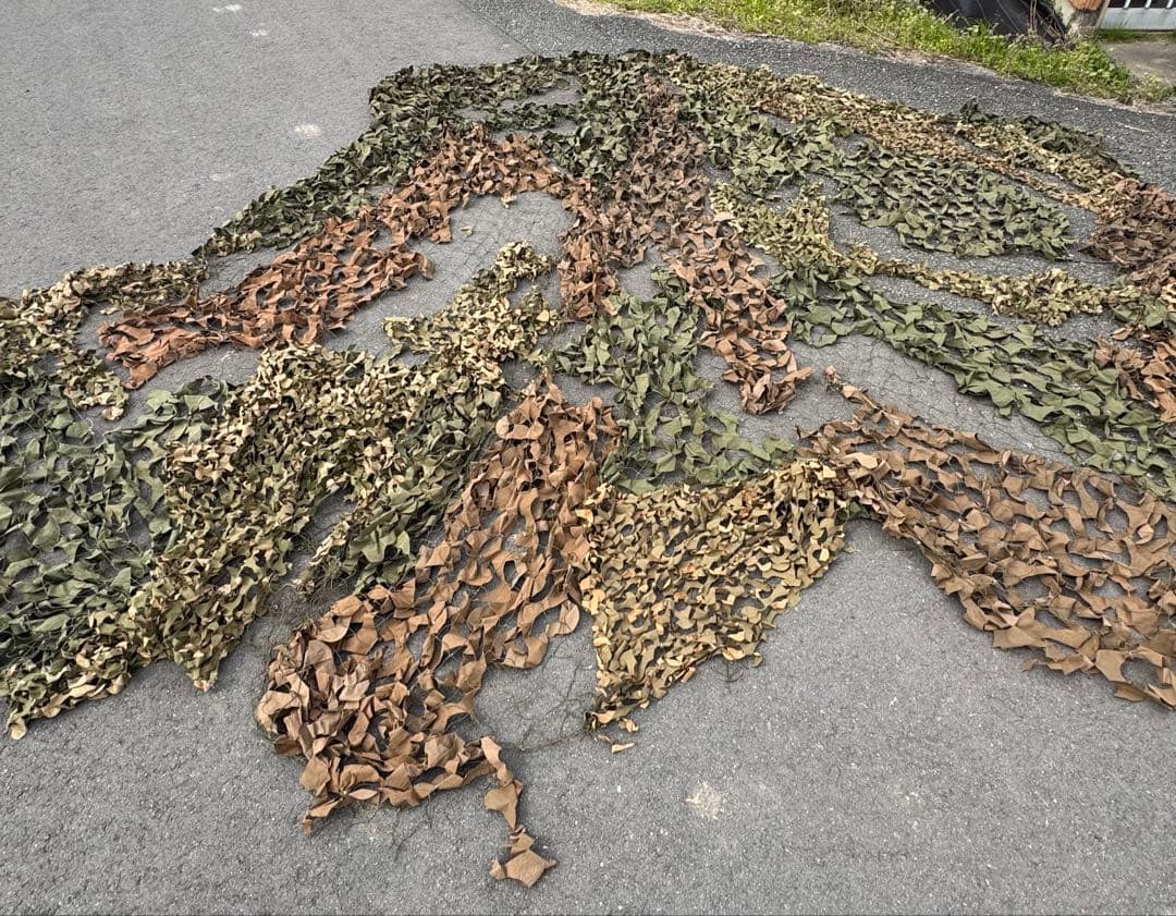 米軍　偽装網　カモフラージュネット　ウッドランド