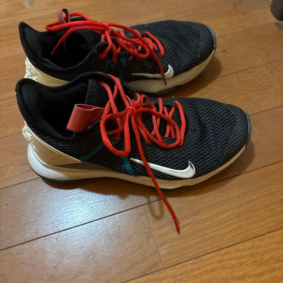 Nike バスケットボールシューズ 黒/赤 LEBRON WITNESS |V
