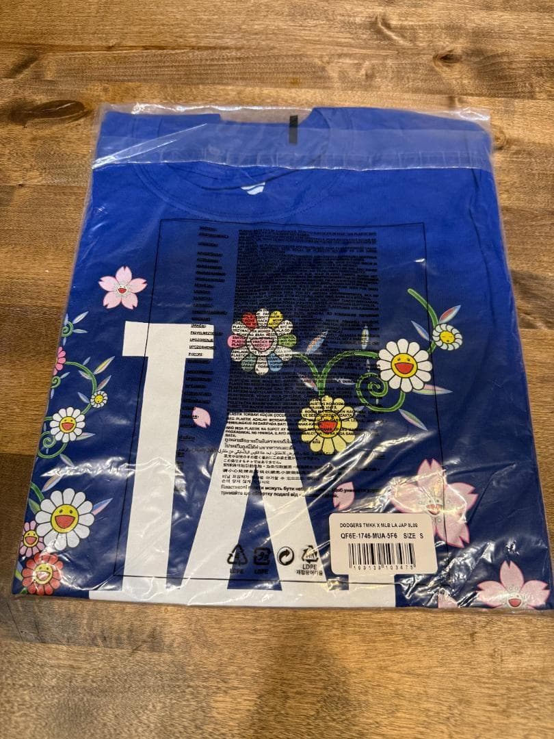 村上隆 ×ロサンゼルス・ジャース コラボ Tシャツ Sサイズ ブルー