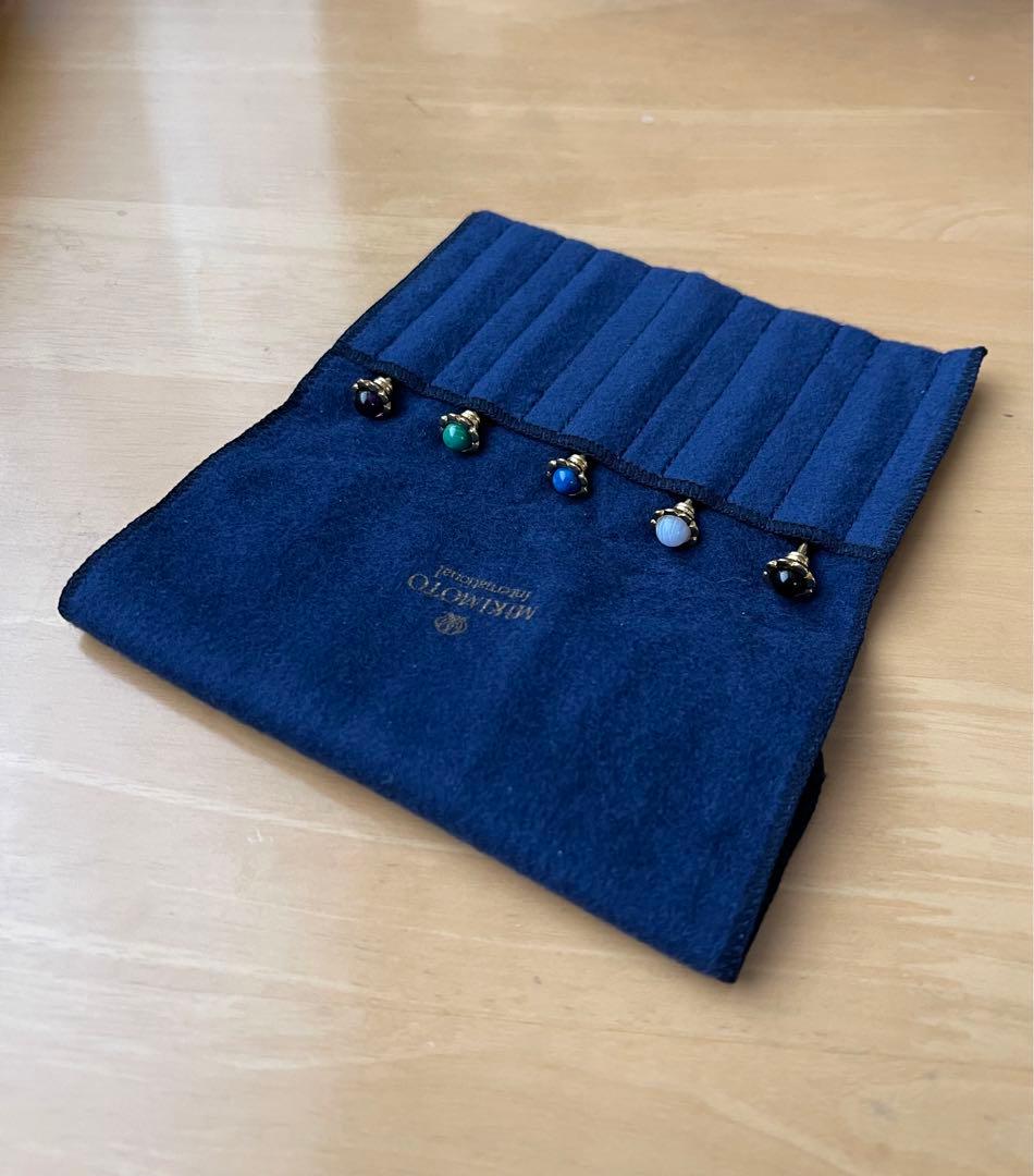 MIKIMOTO 半貴石付き フルーツピック