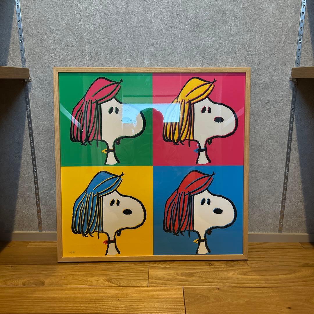 スヌーピー ポップアート 絵画