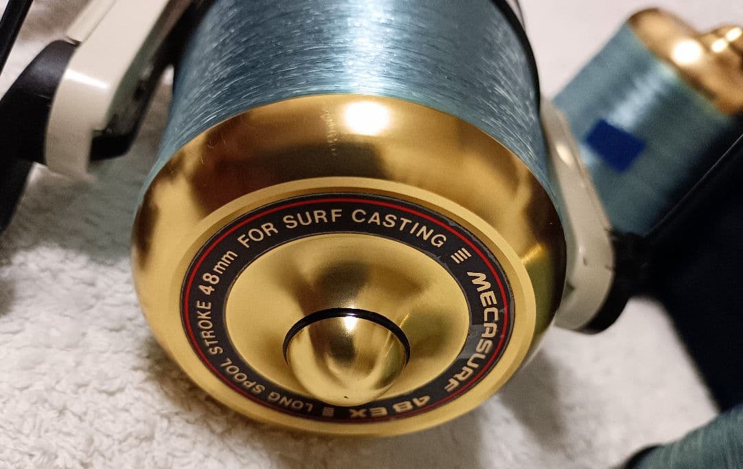 オリムピックメカサーフ48EXロングスプール投げ釣り専用リール！替えスプール付