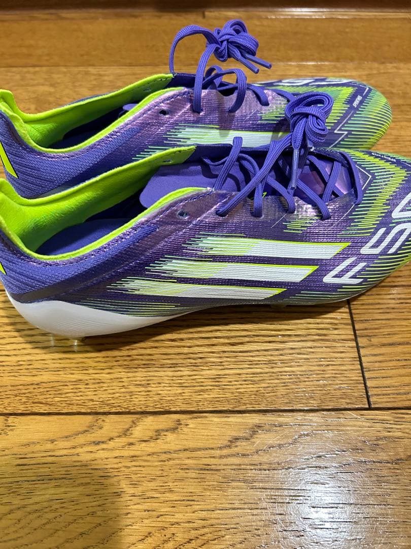 adidas F50 サッカーシューズ スパイク 紫/黄緑