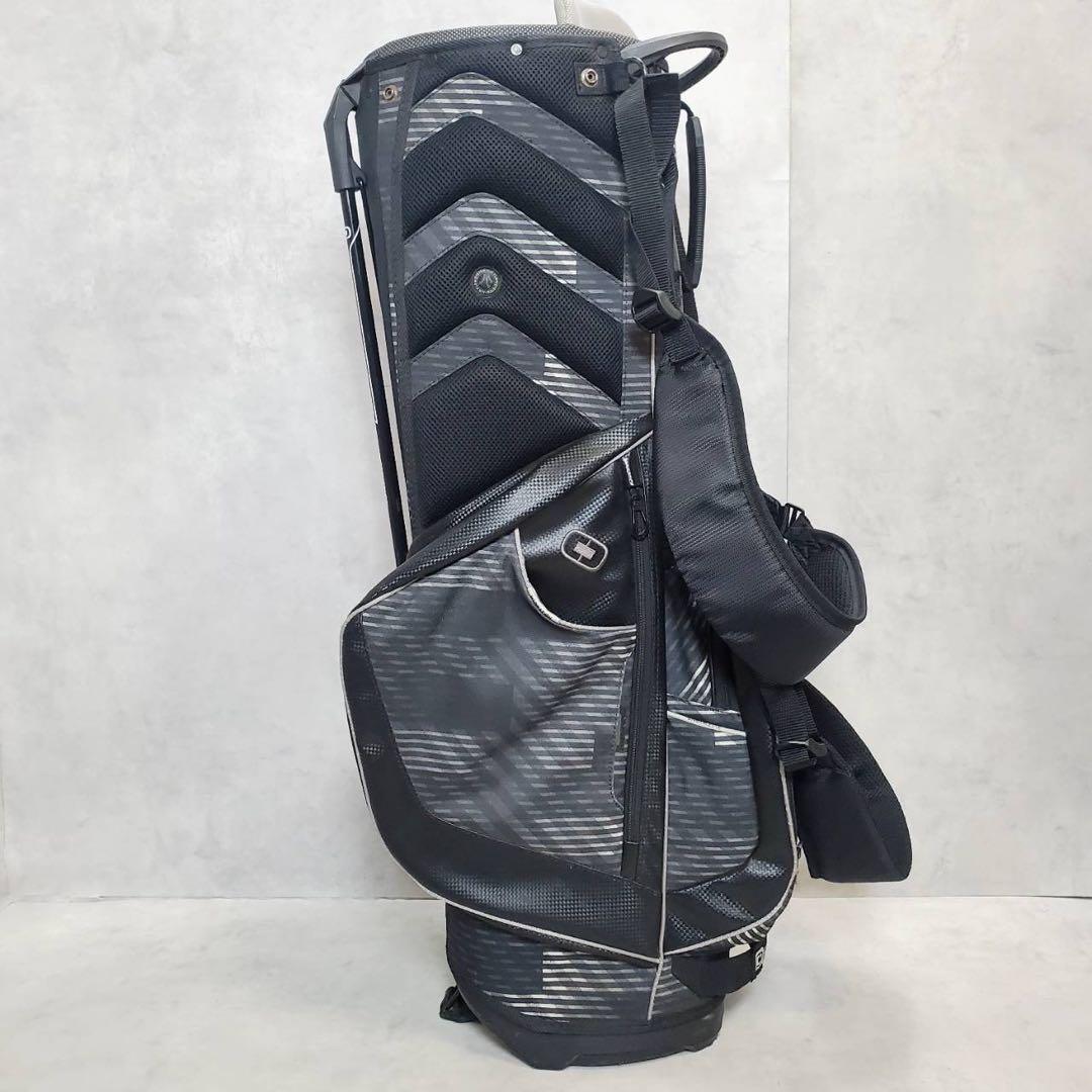 OGIO キャディバッグ スタンド式 ブラック 軽量 多機能 収納豊富 ゴルフ
