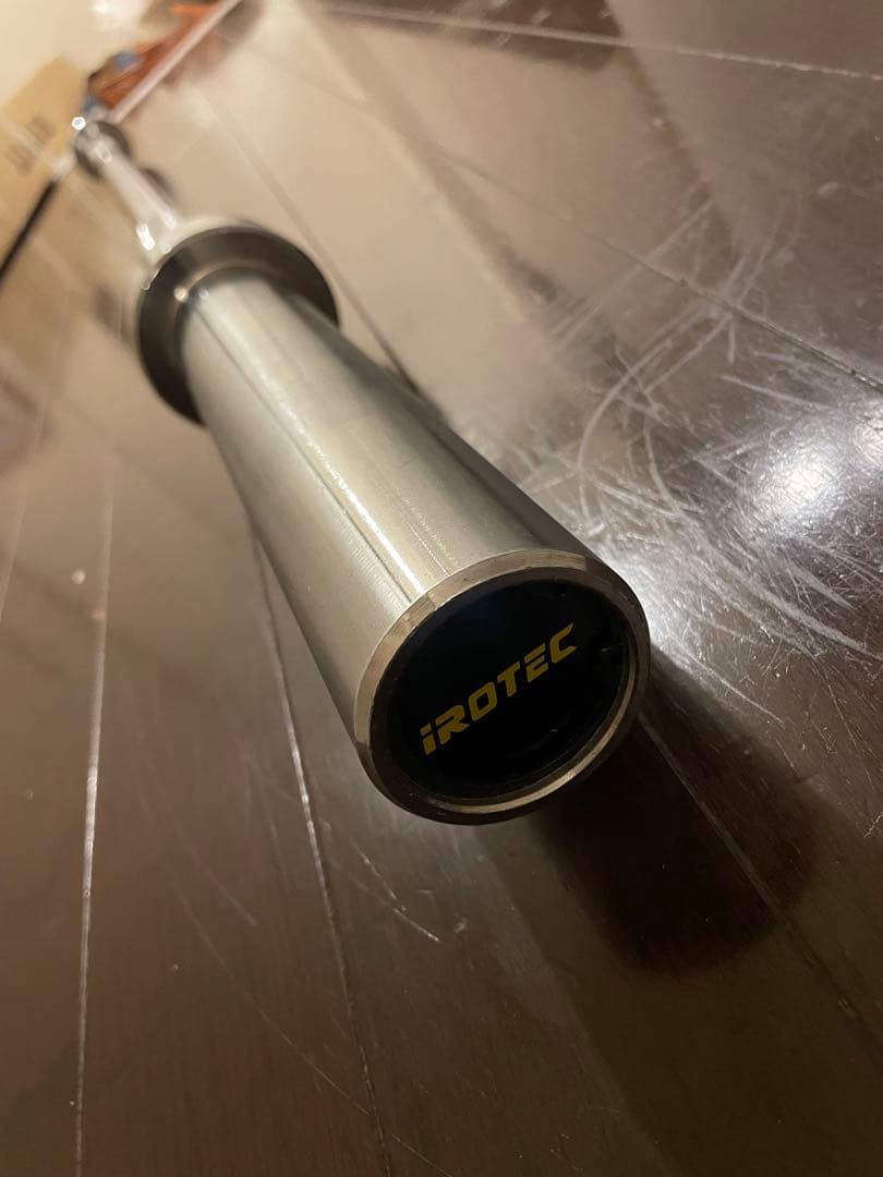 iROTEC オリンピックバーベルシャフト 長さ150cm 穴径50mm