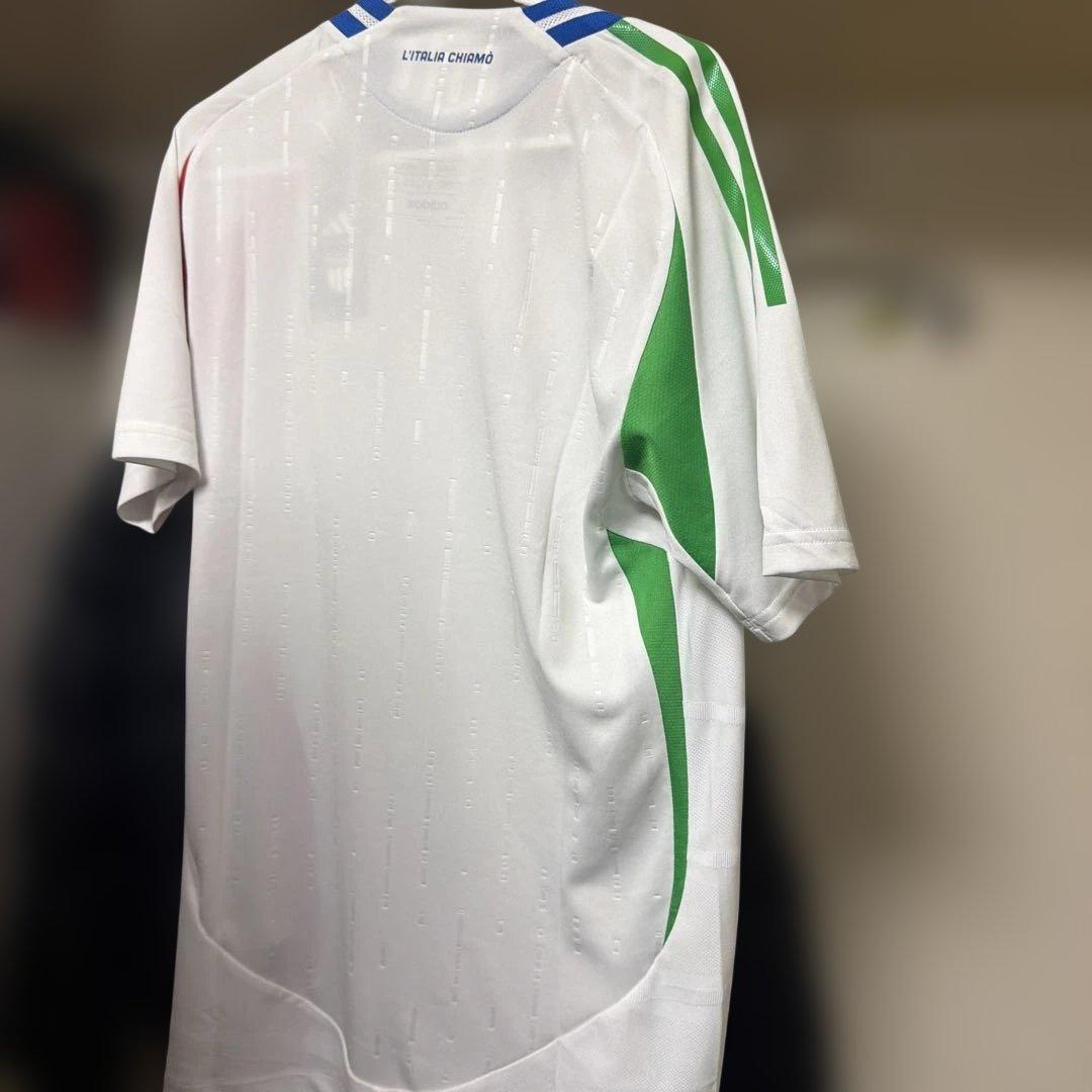 adidas ITALIA シャツ ホワイト　オーセンティック 値下げ⭕️