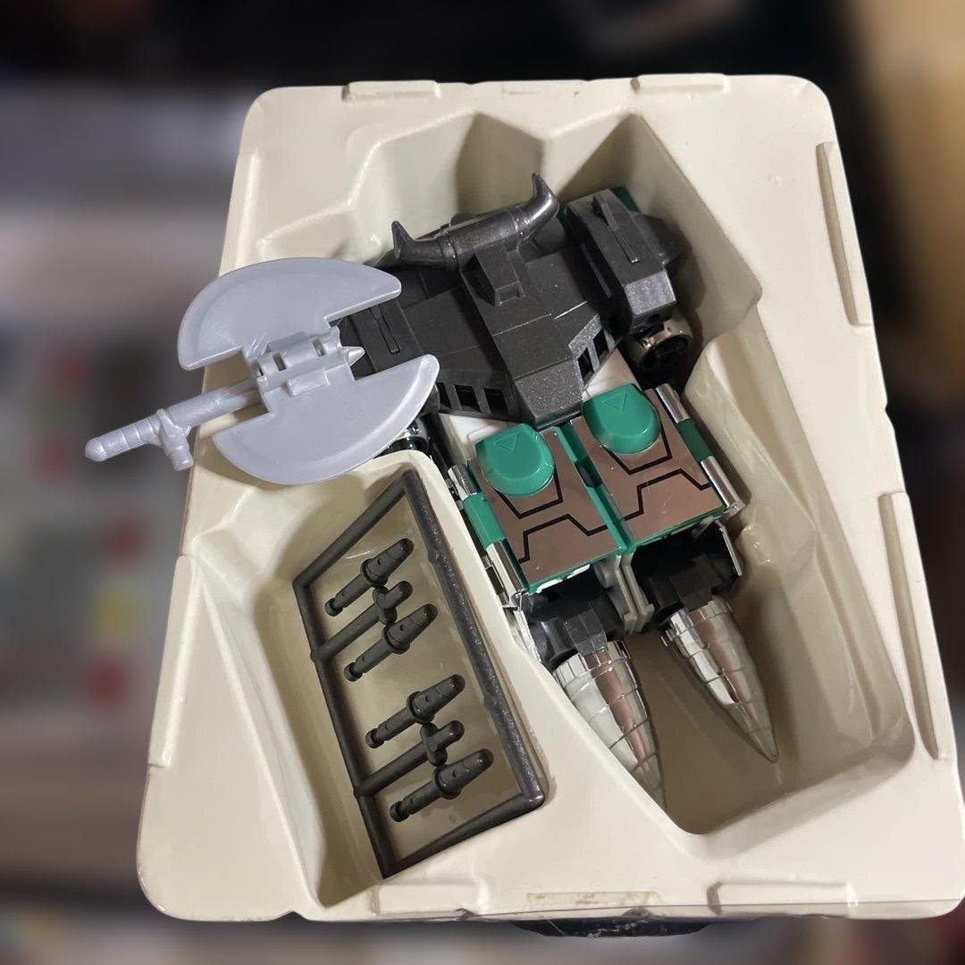 タカラ 黄金勇者 ゴルドラン 白銀合体3 DX 大地の騎士 ドリルシルバー 美品