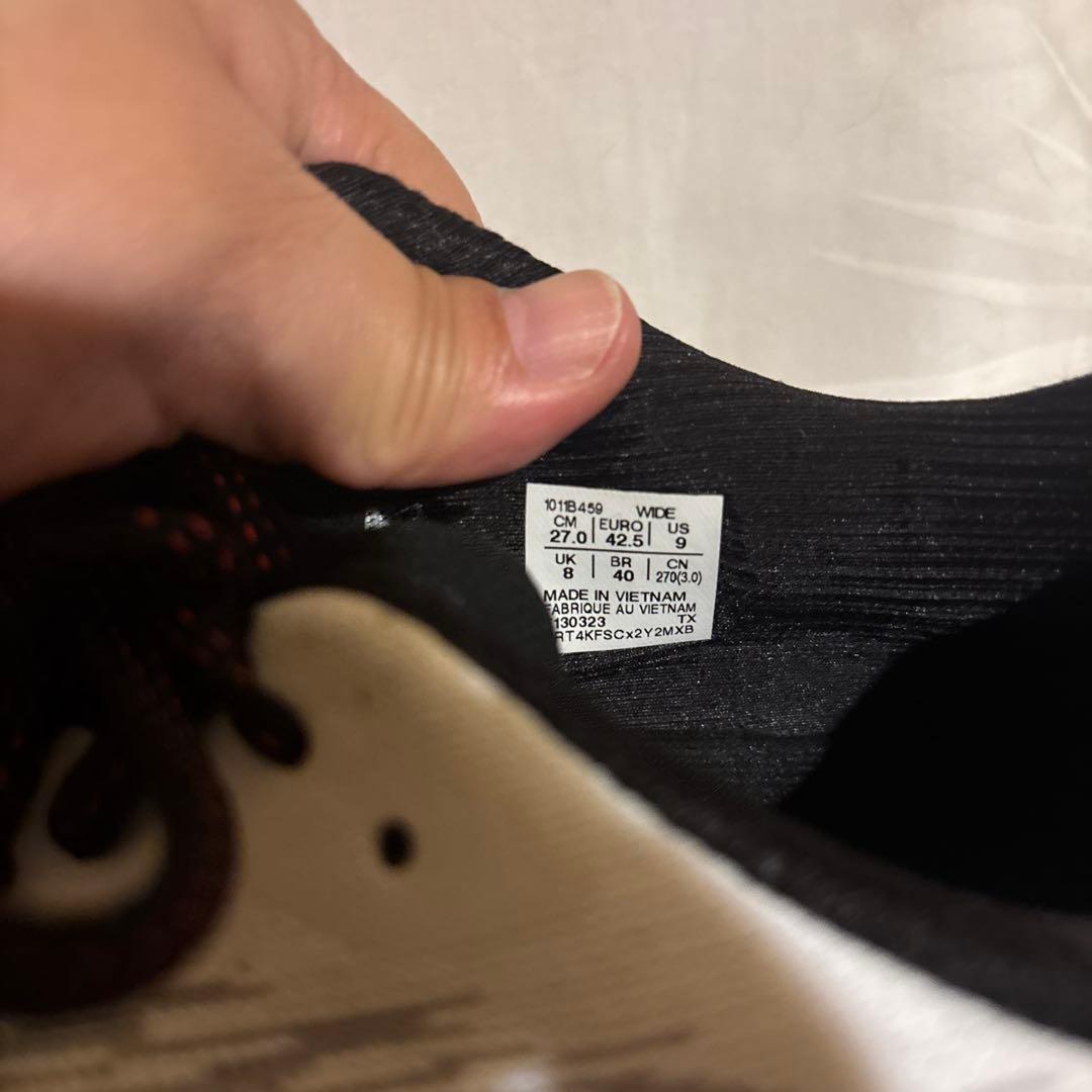 ASICS NOVABLAST3 ランニングシューズ ホワイト/ブラック/レッド