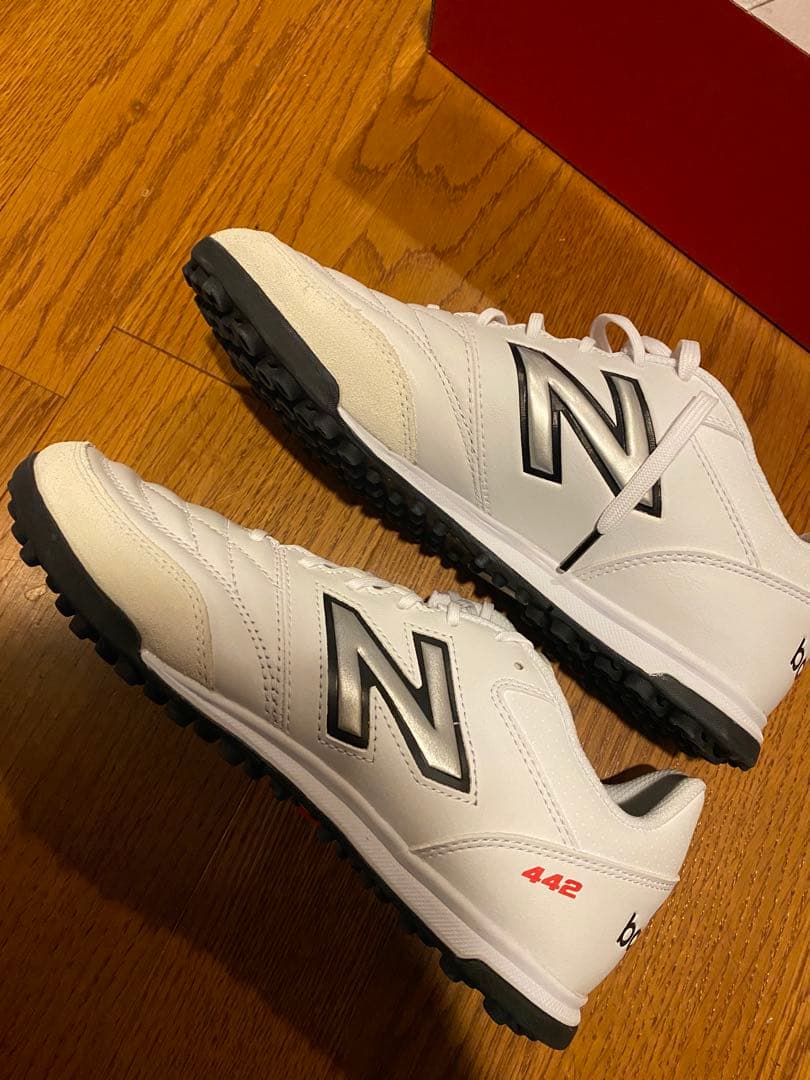 New Balance 442 ホワイト サッカー・フットサルシューズ　tr