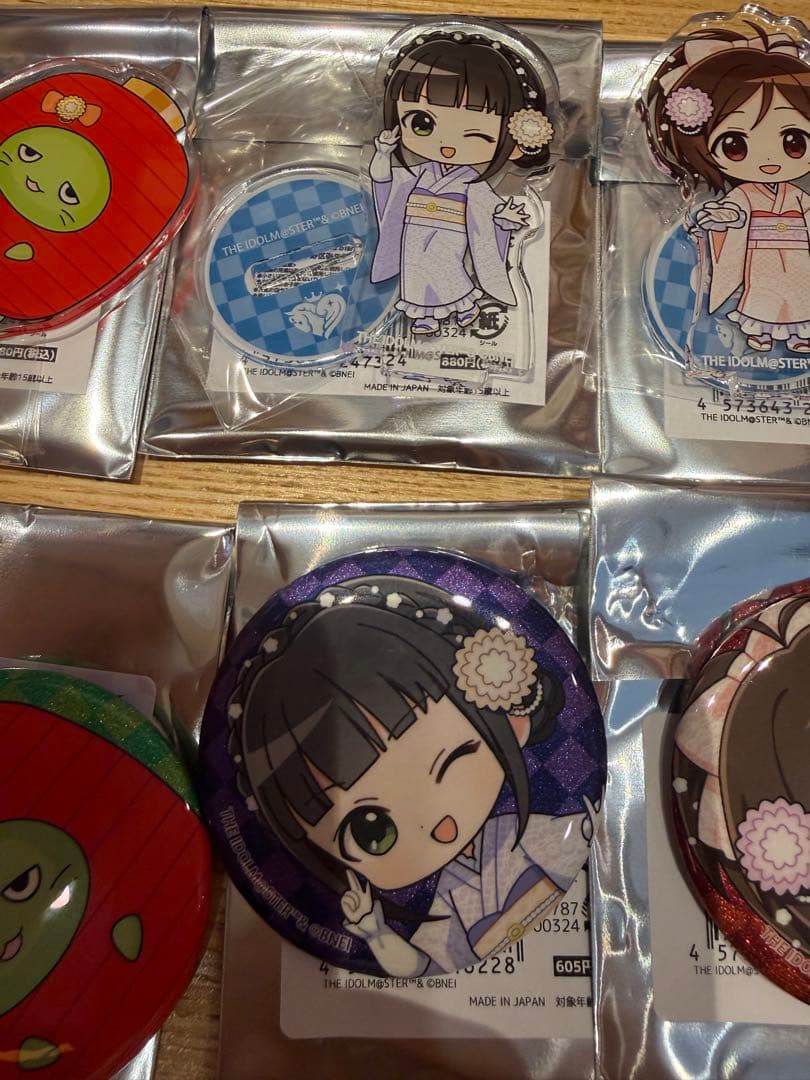 可惜夜月　ピニャコラ太　缶バッジ　ミニアクスタ