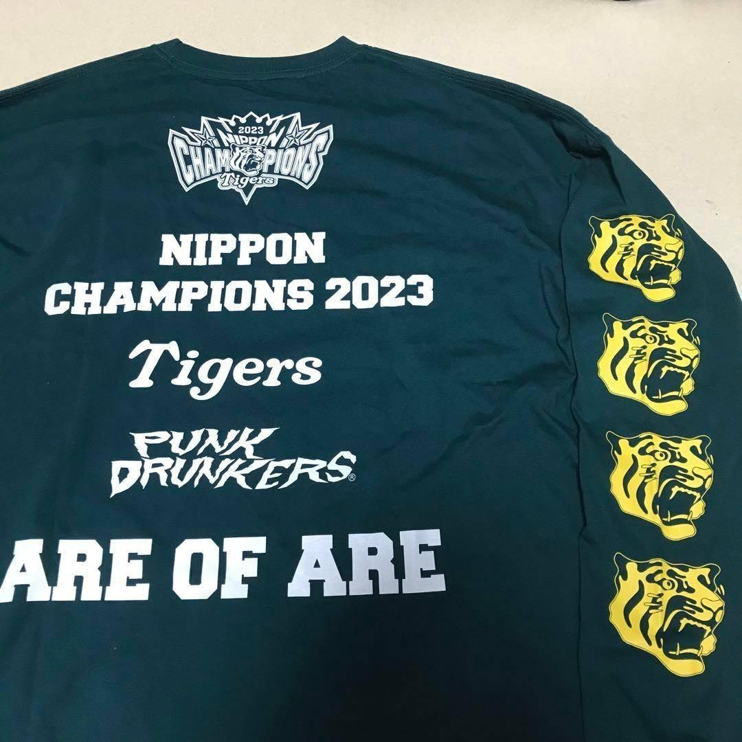 未使用 パンクドランカーズ M 阪神タイガース Tシャツ 長袖 ロンT 優勝