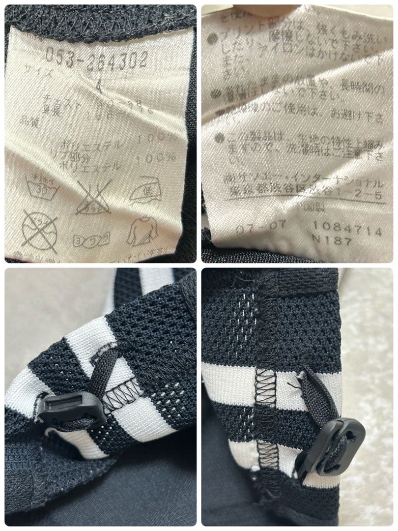 極美品 PEARLY GATES ハーフジップシャツ サイズ4 メンズ 黒