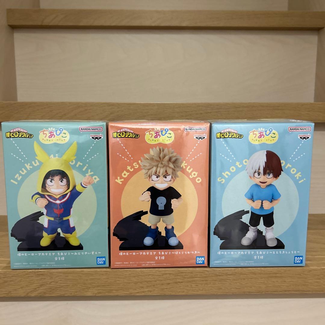 僕のヒーローアカデミア　出久　勝己　焦凍　フィギュアセット