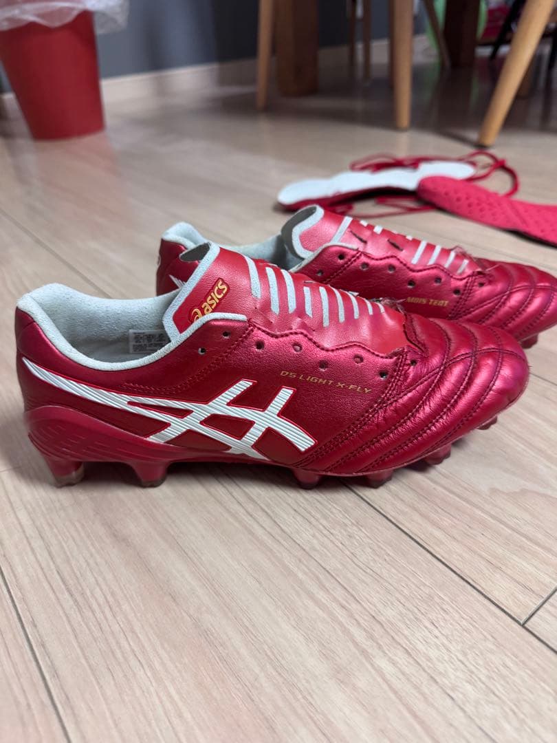 ASICS DS LIGHT X-FLY5 レッド サッカーシューズ