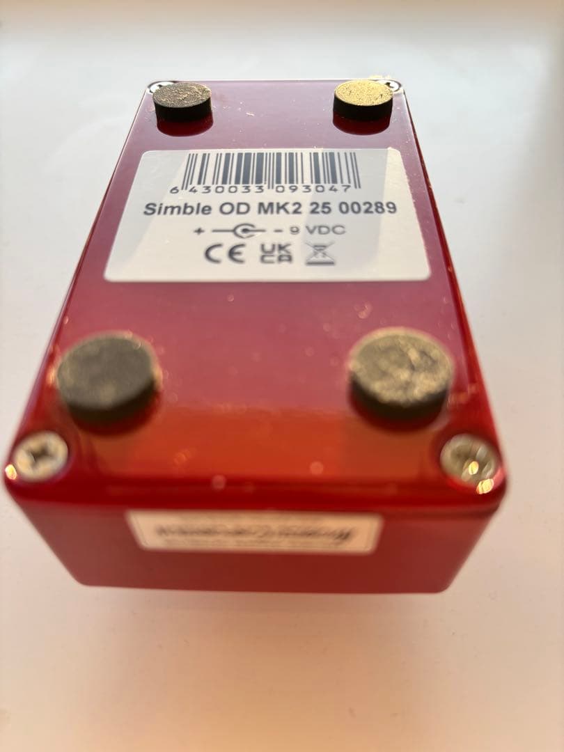 ギター MAD PROFESSOR Simble Overdrive mk2