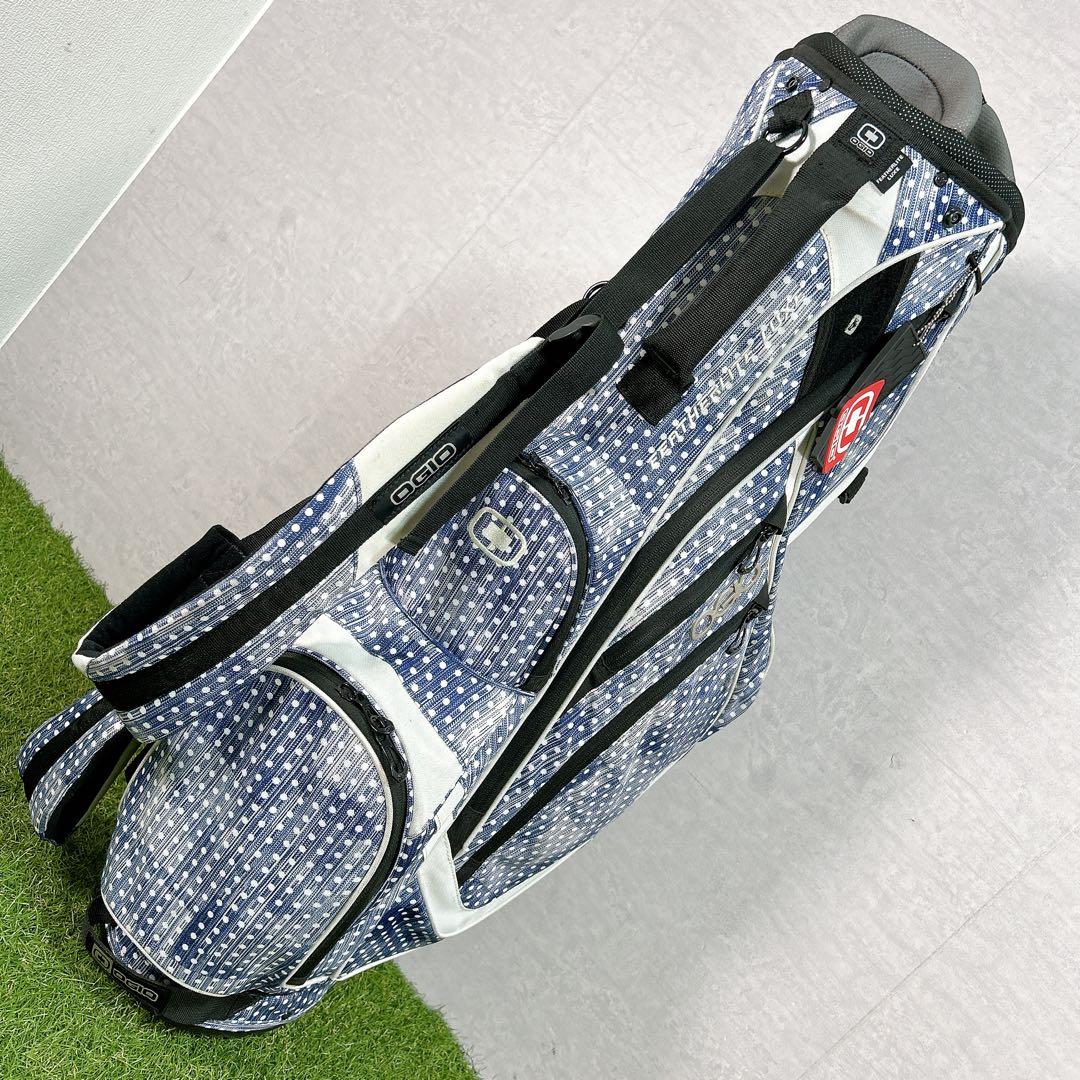 OGIO オジオ　スタンドキャディバッグ ネイビー　ホワイト