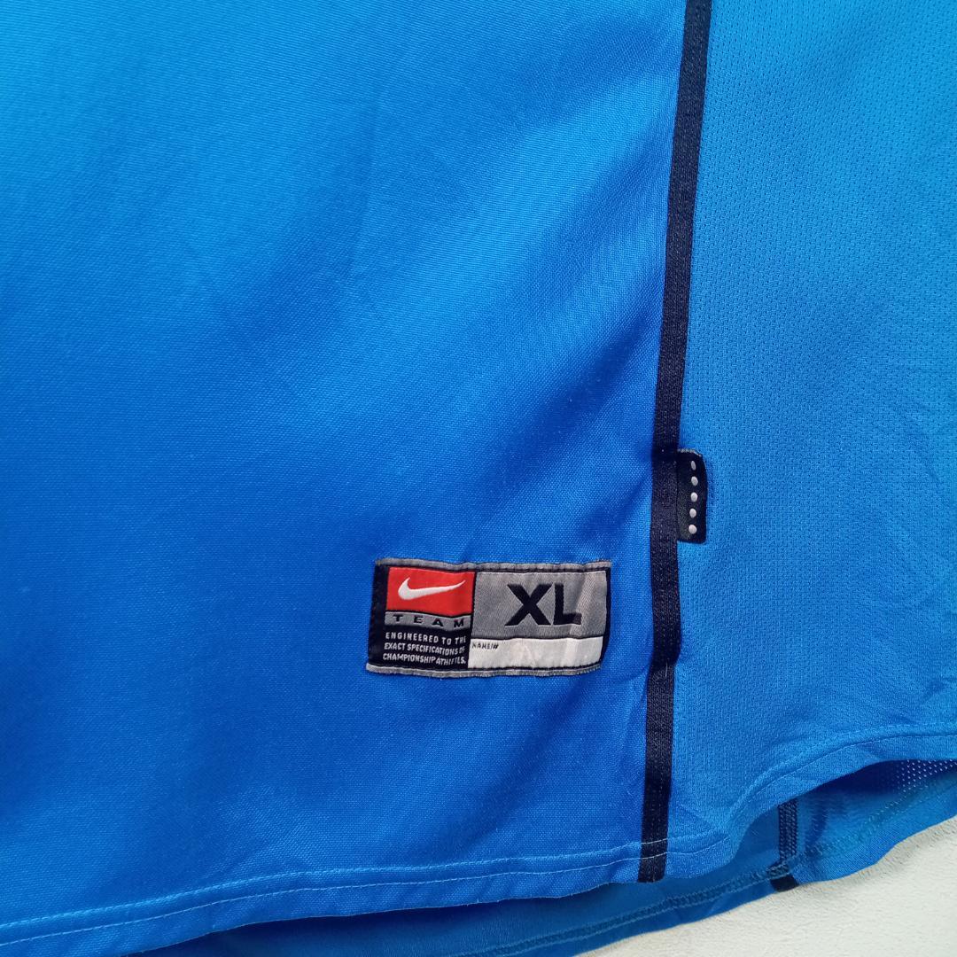 NIKE ナポリ 99-00 シーズン 青 Vネックシャツ イギリス製　XL