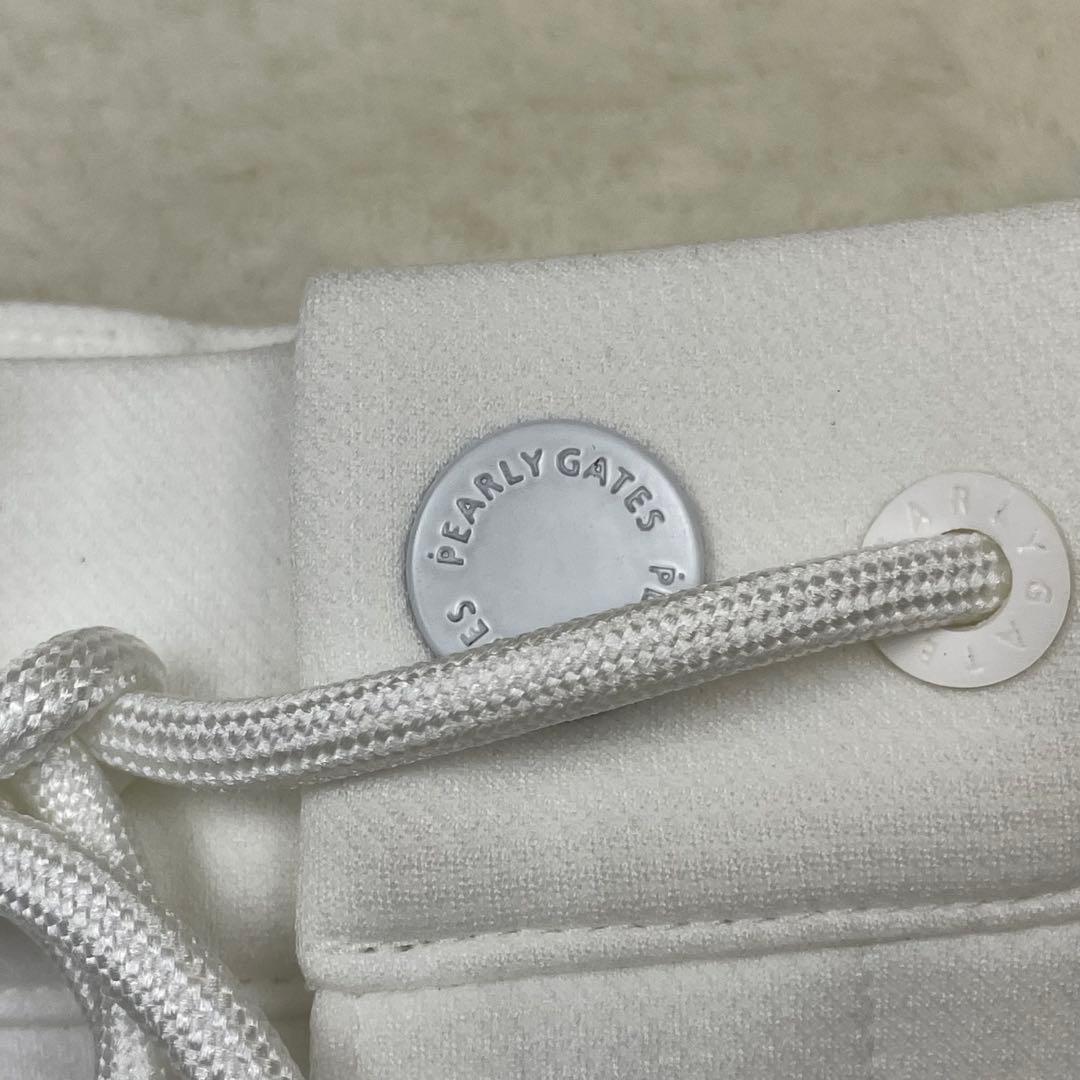 未使用級　PEARLY GATES ホワイトショートパンツ　春夏ゴルフ