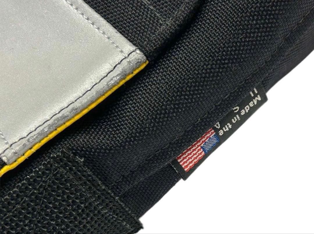 USA製 AERO STICH ナイロン メッセンジャー ショルダーバッグ 黒