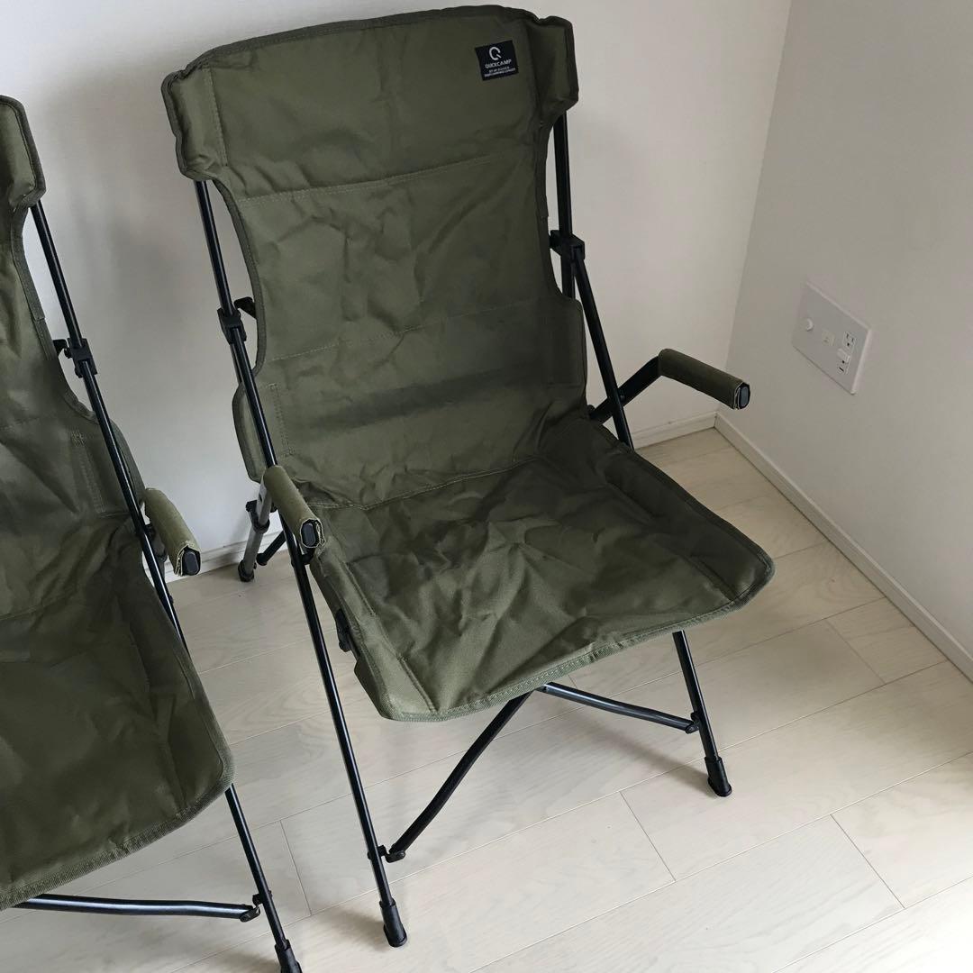 QUICKCAMP クイックキャンプ ハイバックチェア 折り畳みチェア キャンプ