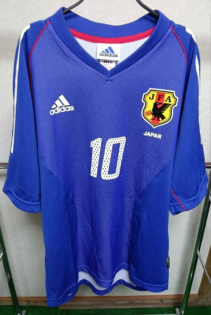 【激レア！】アディダス 日本代表 藤田俊哉 ユニフォーム 02-03 日韓 L