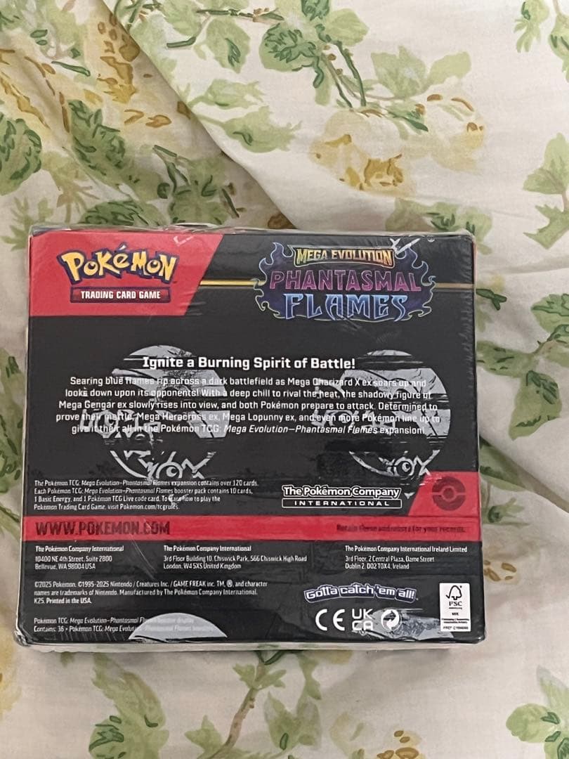 ポケモンカード 英語版 Phantasmal Flames 未開封BOX