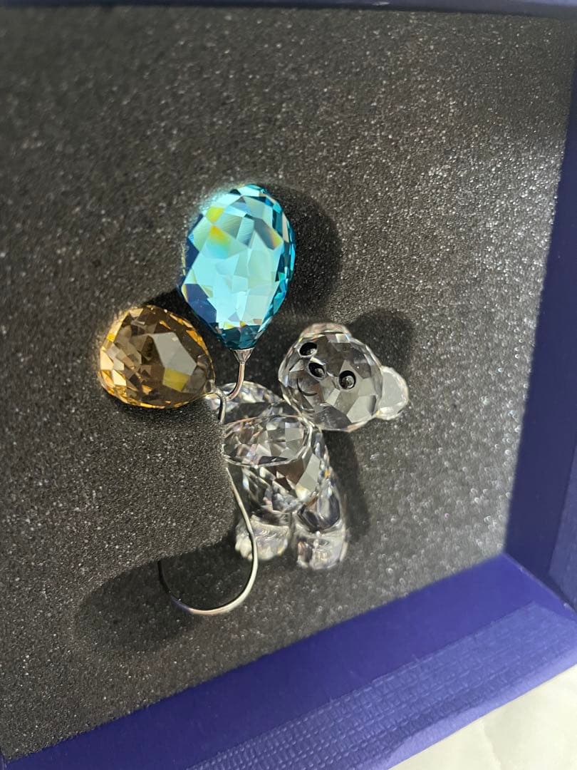 SWAROVSKI 風船ベア クマ メモ フォトスタンド