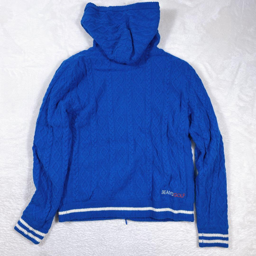 BEAMS GOLF ビームスゴルフ パーカー　ジップ　 裏地付き ゴルフウェア