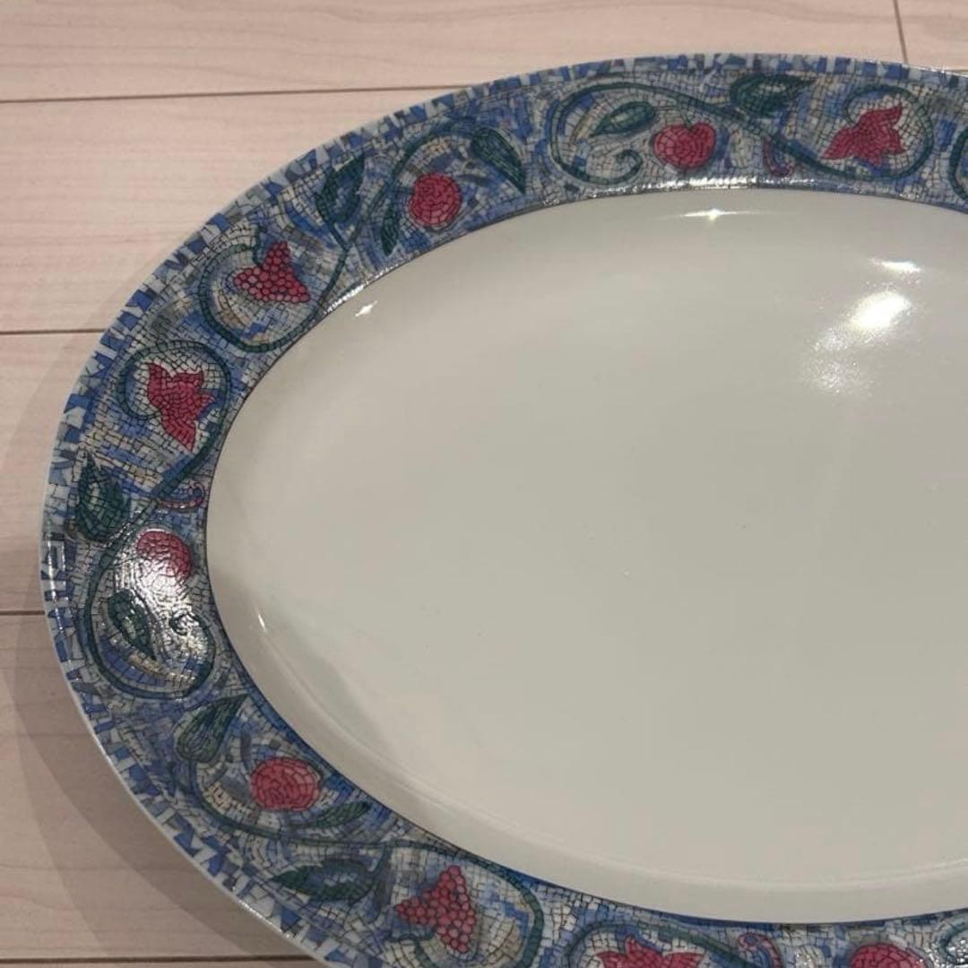 アビランド リモージュ　フルーツモザイク オーバル大皿 40cm 未使用 希少