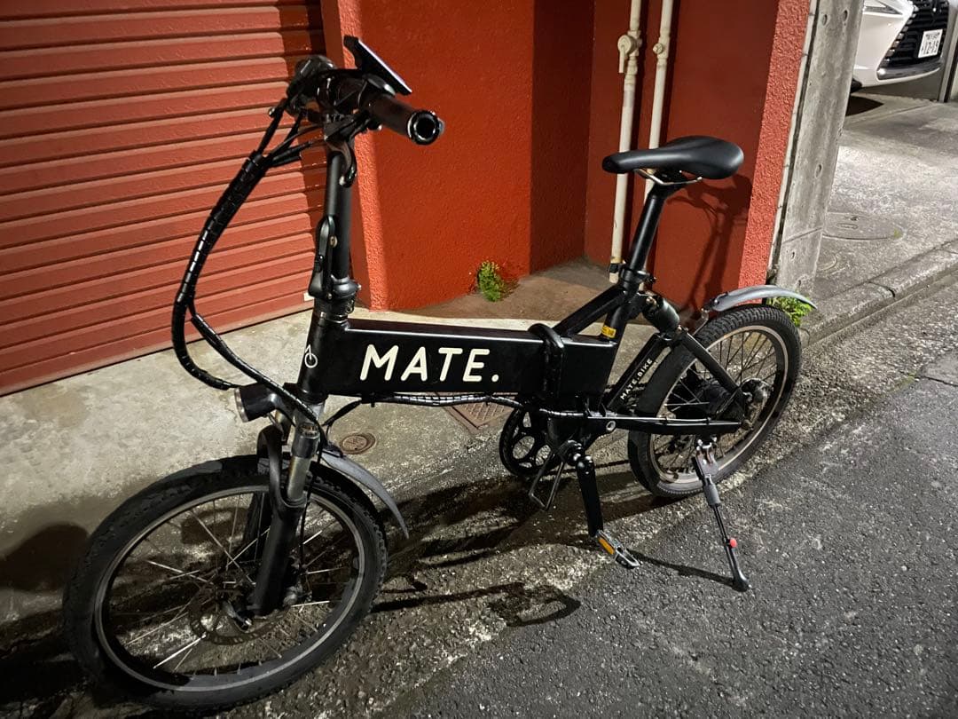 MATE CITY 電動アシスト自転車 折りたたみ式 ブラック