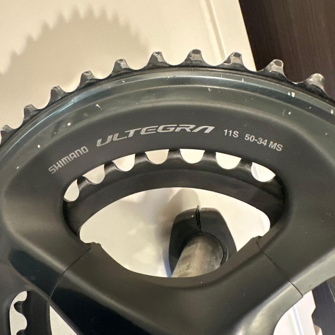 【美品】【値下げ可】SHIMANO FC-R8000 50-34T 170mm