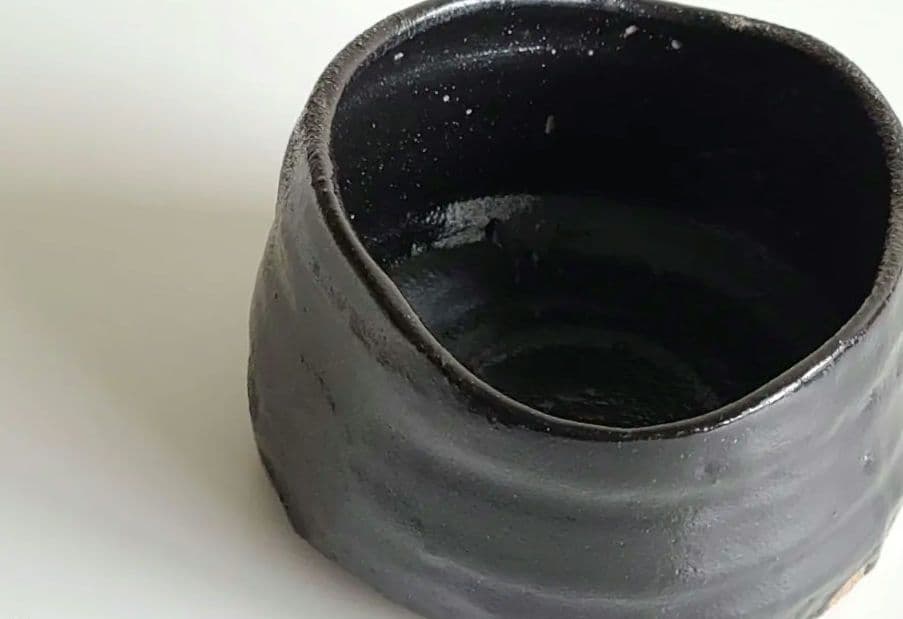 共箱・瀬戸黒茶碗・織部十作・丈八窯印