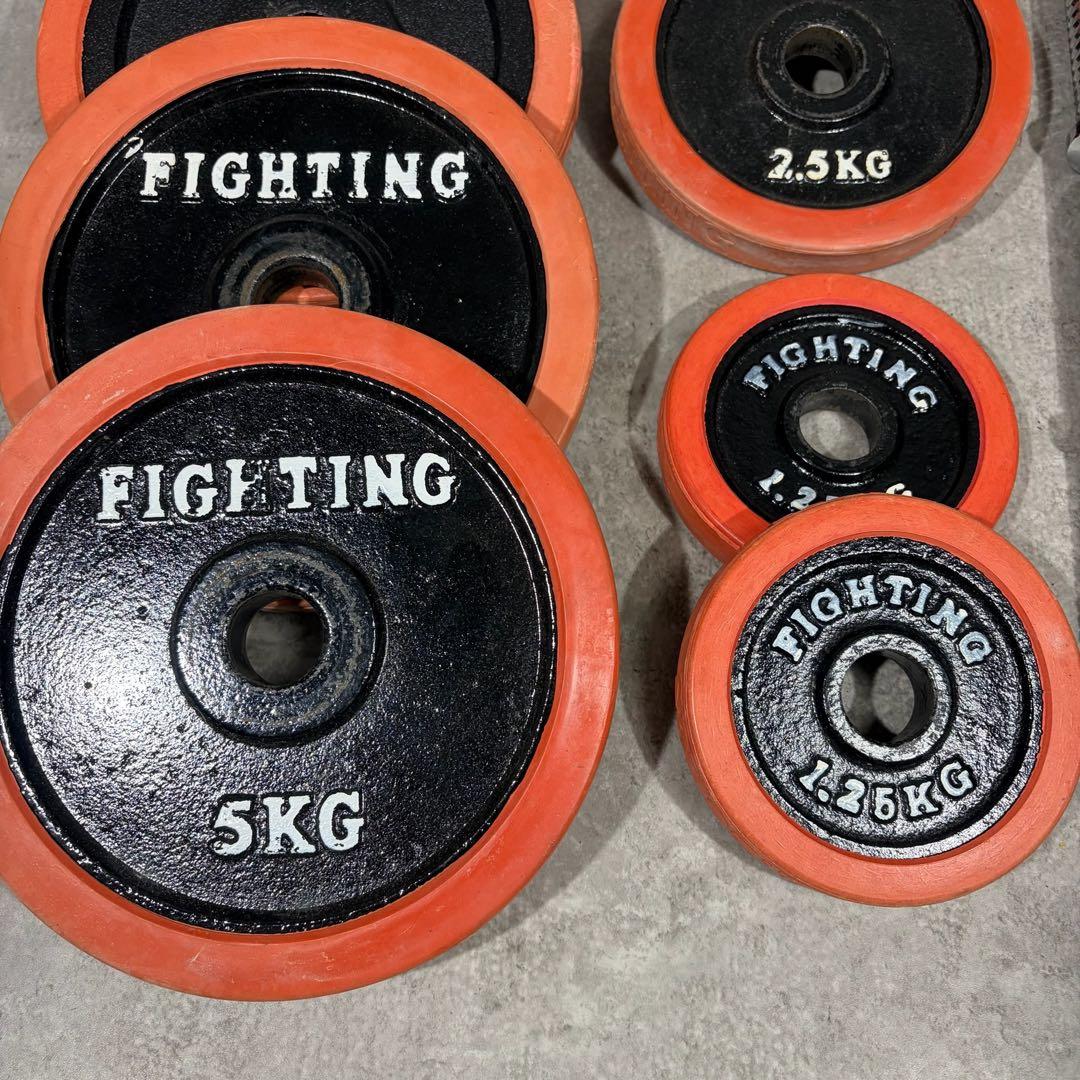 良品 ① FIGHTING ROAD ダンベル 片側 30kg GronG