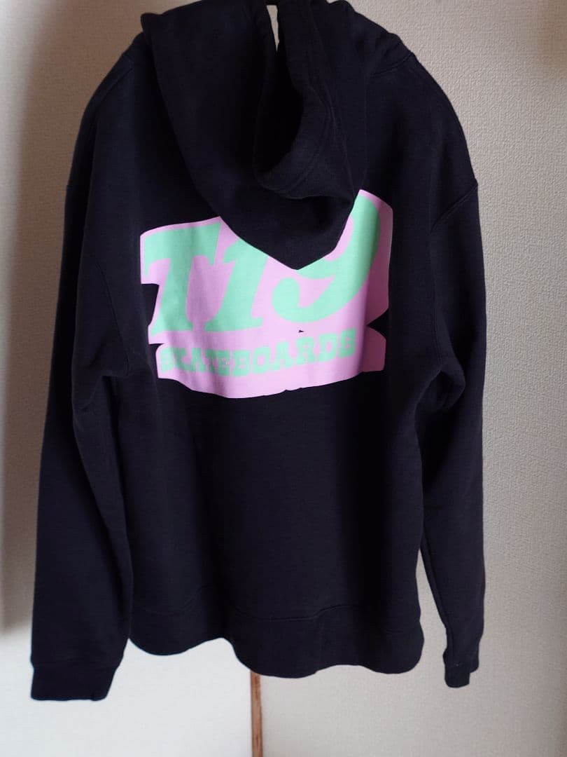 TEE19 パーカー L 黒