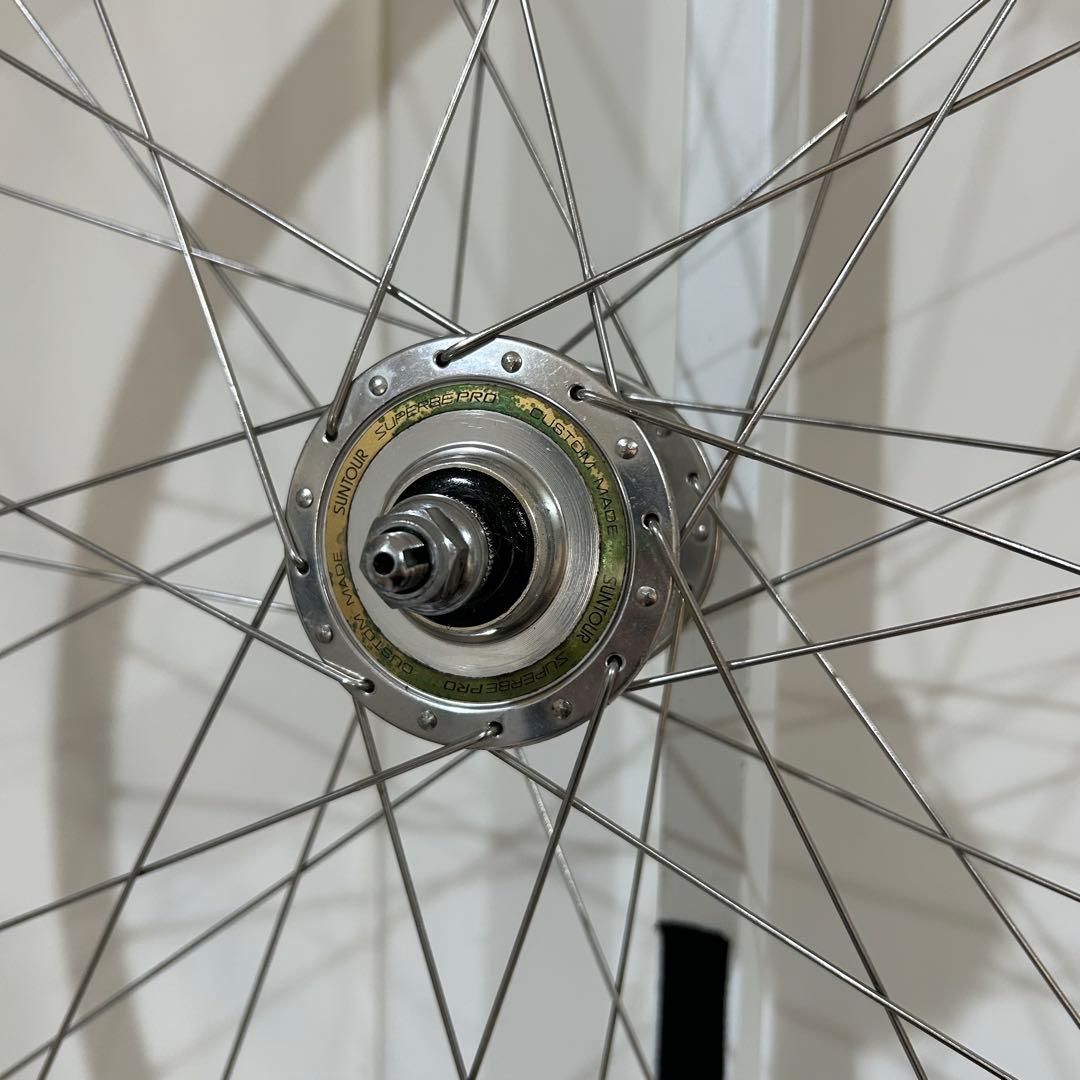 Suntour × ARAYA 32h 前後ホイールセット チューブラー
