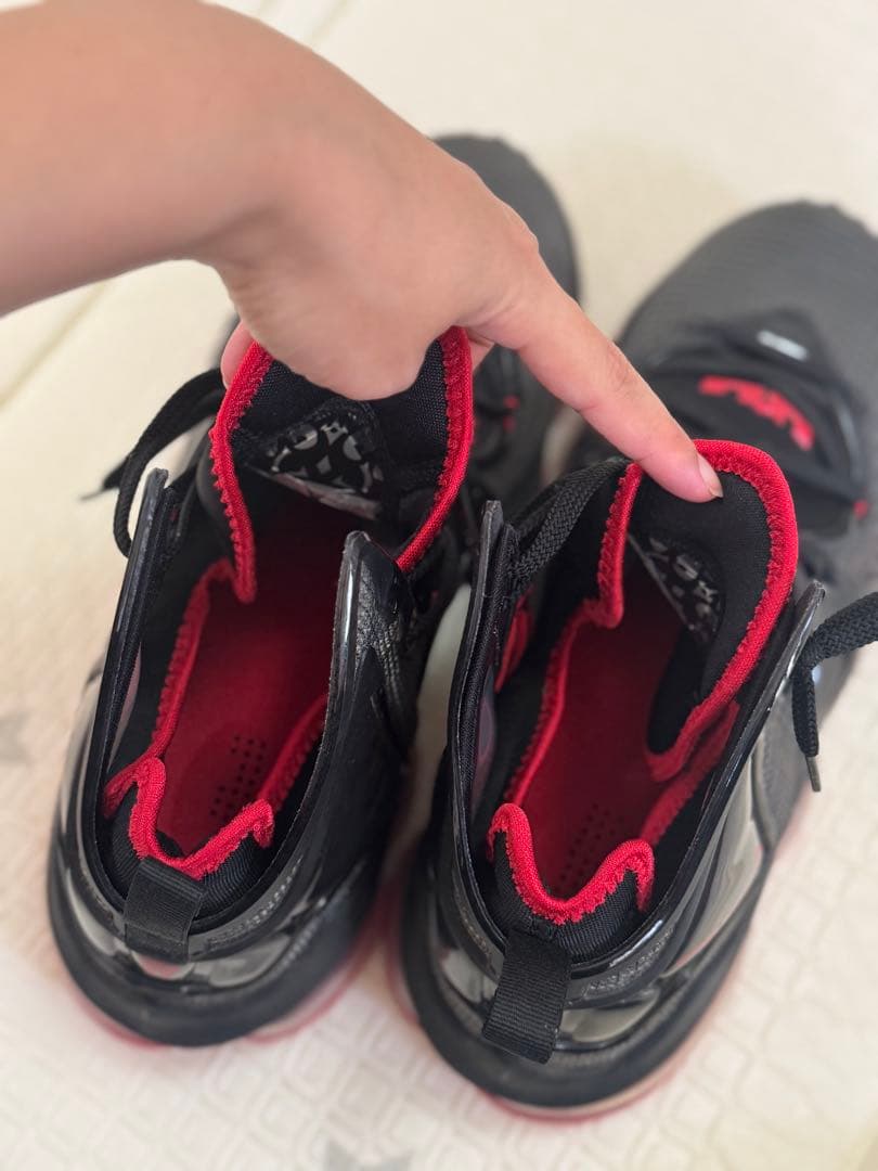 Nike LeBron 18 ブラック/レッ29cm