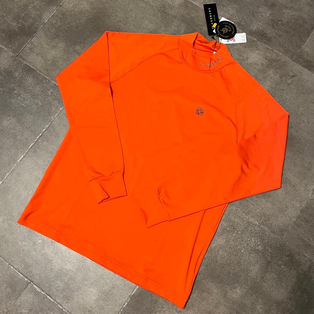 新品 St ANDREWS セントアンドリュース カチオン ベア天竺 ハイネック