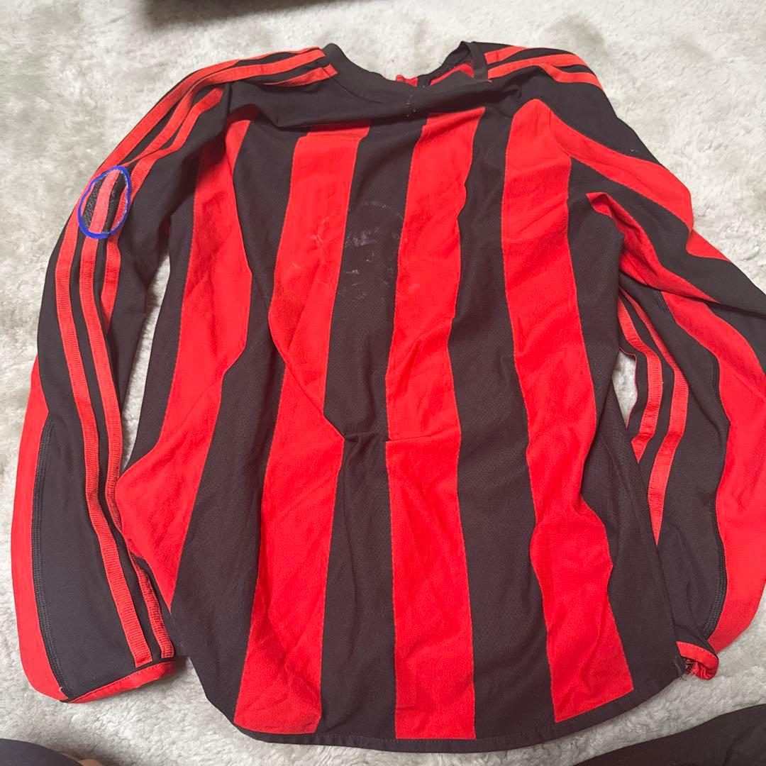 ACミラン adidas 長袖ジャージ 赤黒 値引きok