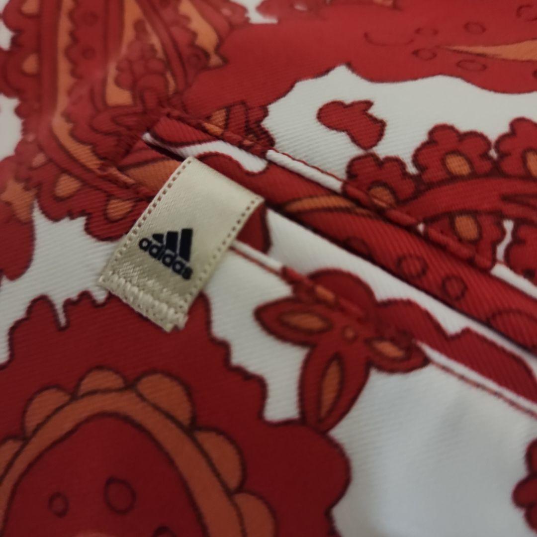 【新品タグ付き】adidasゴルフ adipure ペイズリー柄　赤 XL