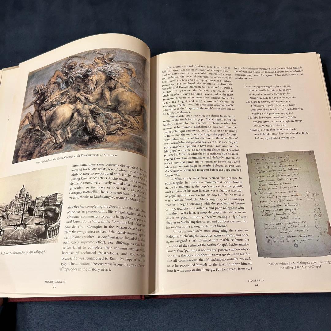 【絶版・希少品・大型書籍】ミケランジェロ　全作品集